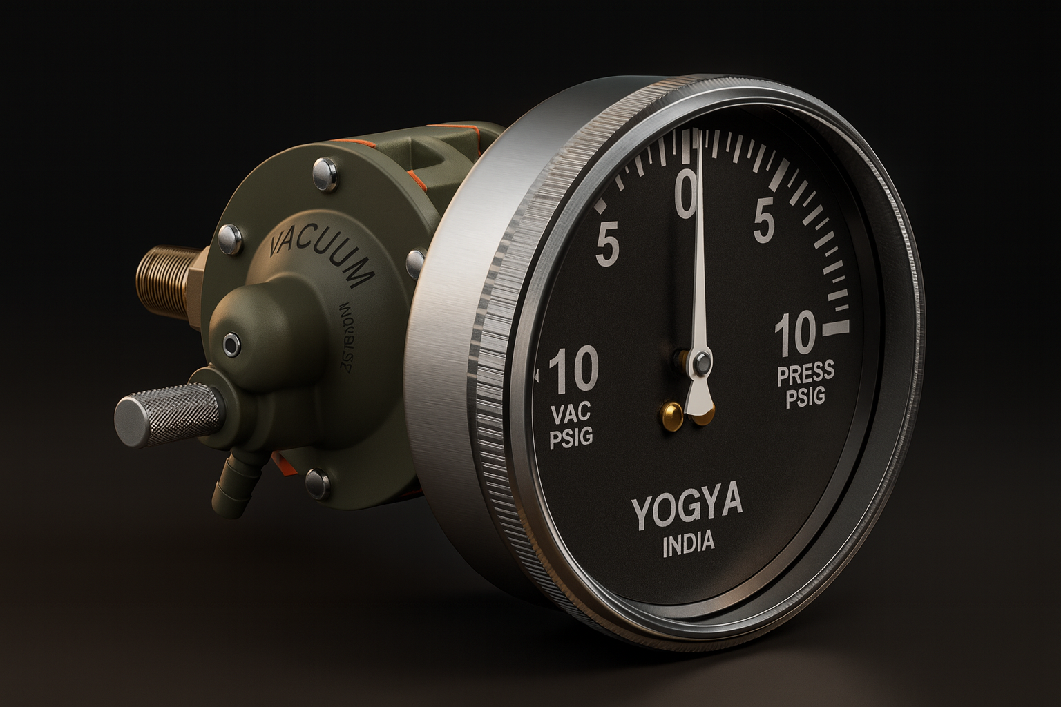 Pressure Vacuum Gauge with Bleeder Valve for Power Transformers